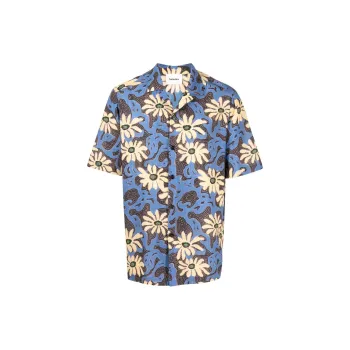NANUSHKA Shirts Men Blue