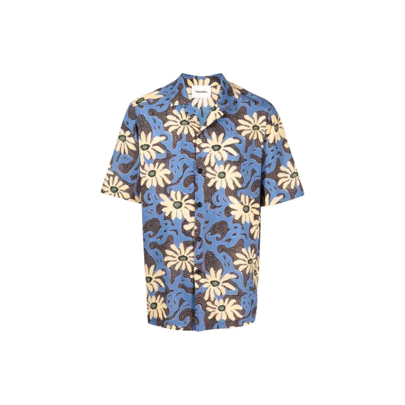 NANUSHKA Shirts Men Blue-0