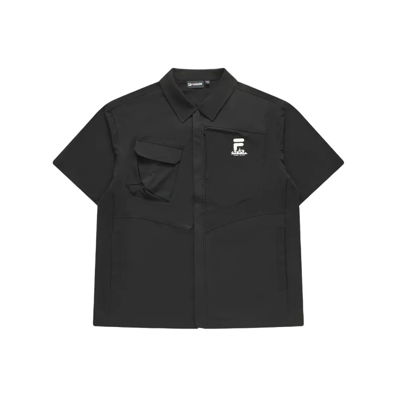 FILA FUSION Shirt Men's Jet Black-0