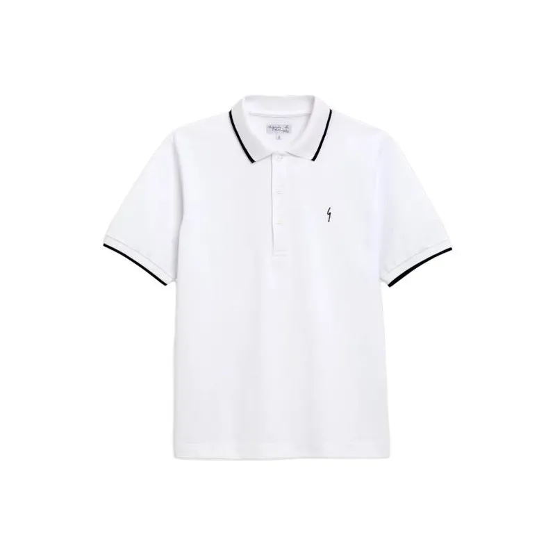 Agnes B. Polo Shirts Men White-0