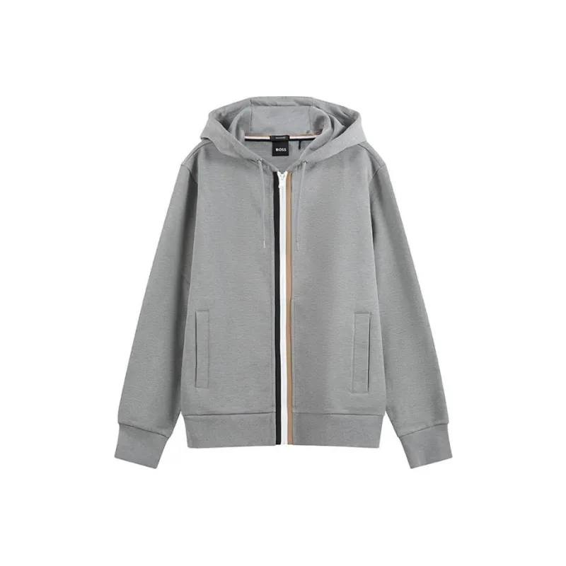 HUGO BOSS Striped Hooded Jacket-0
