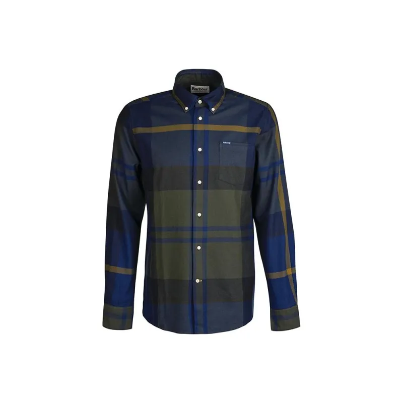 BARBOUR Shirt Men's Olive Night-0