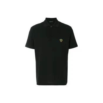 VERSACE SS23 Polo Shirt Men's Black