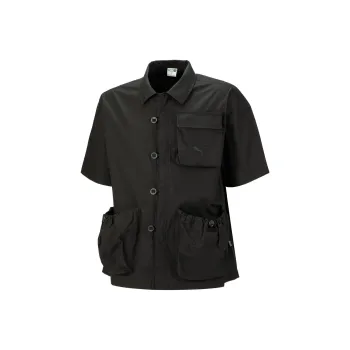 PUMA Humming 3,SS23 Chinese Culture Tribute Series Shirt Men's Black