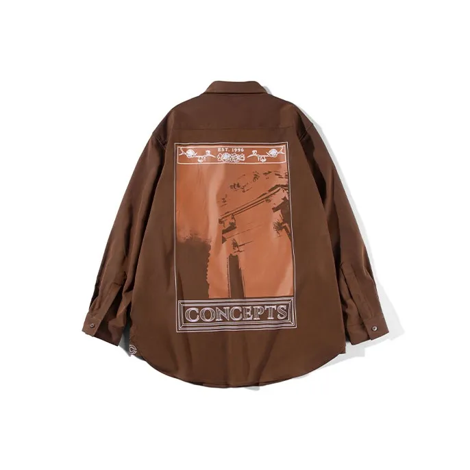 CONCEPTS Shirts Unisex Brown-0
