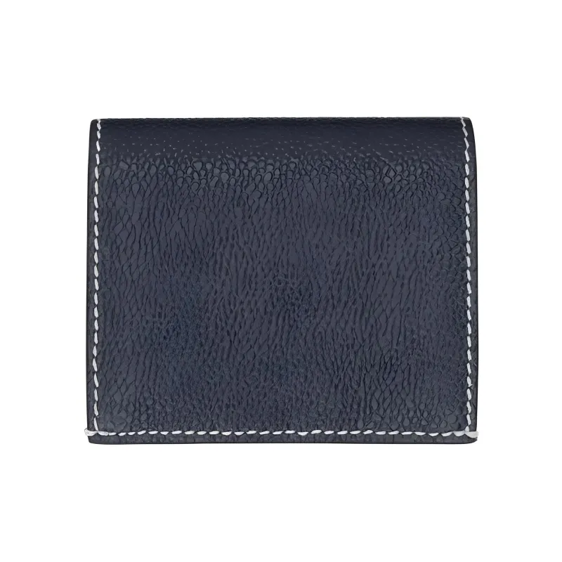 THOM BROWNE· Cow Leather Card Holder Men's Marine Blue-1