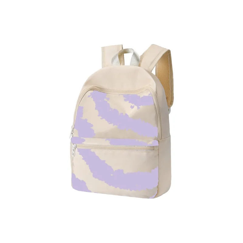 TURN UP Polyester Backpack Unisex Red/White-1