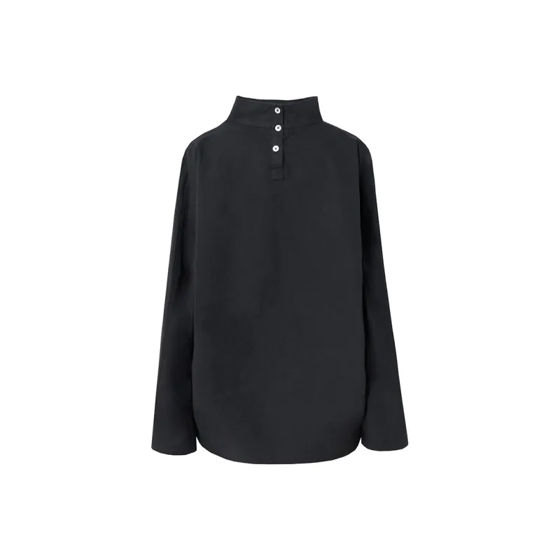 SOON FLOWER Shirt Women's Black-1