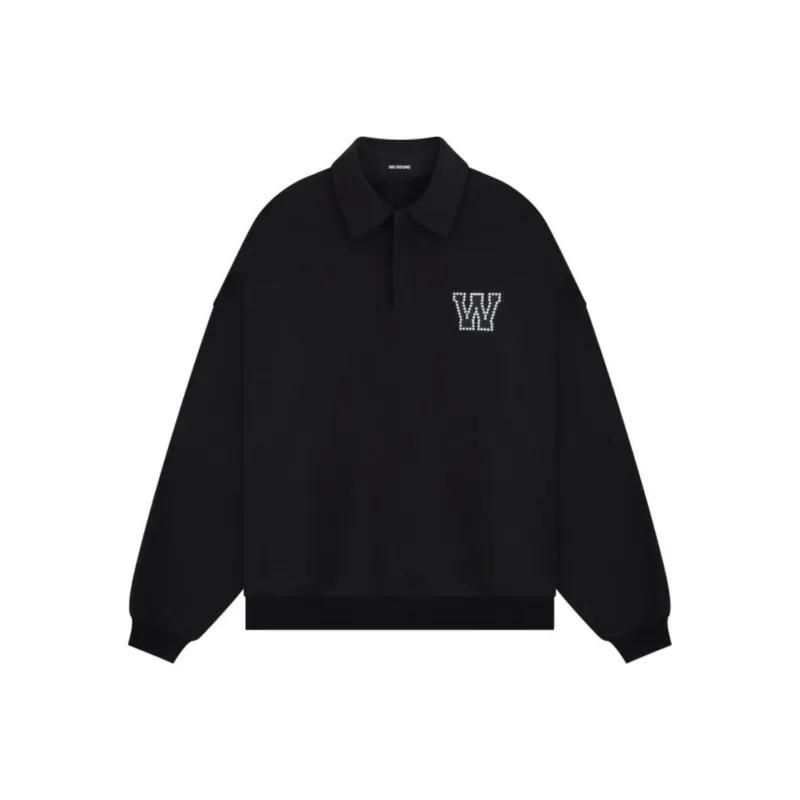 WE11DONE Polo Shirt Men's Black-0