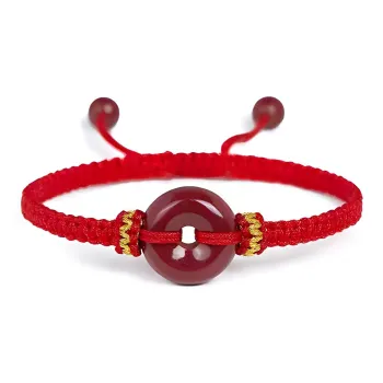 SUNFEEL Reconstructed Cinnabar Bracelets Unisex