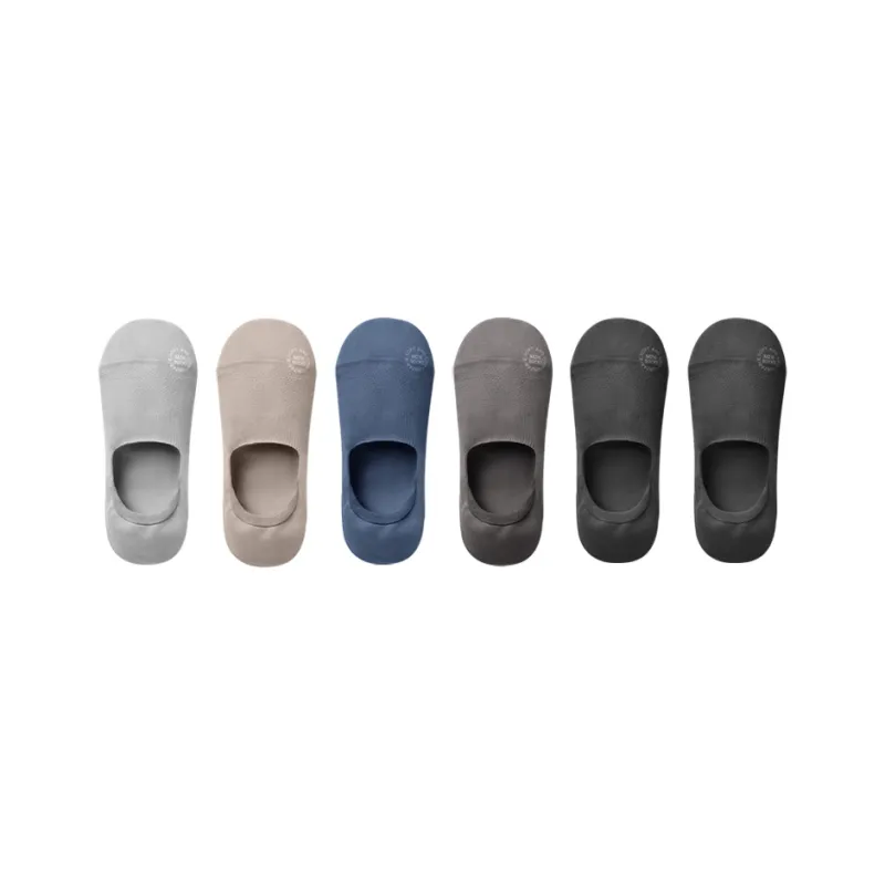 B&C.Room No Show Socks Men's 6 Pack-14
