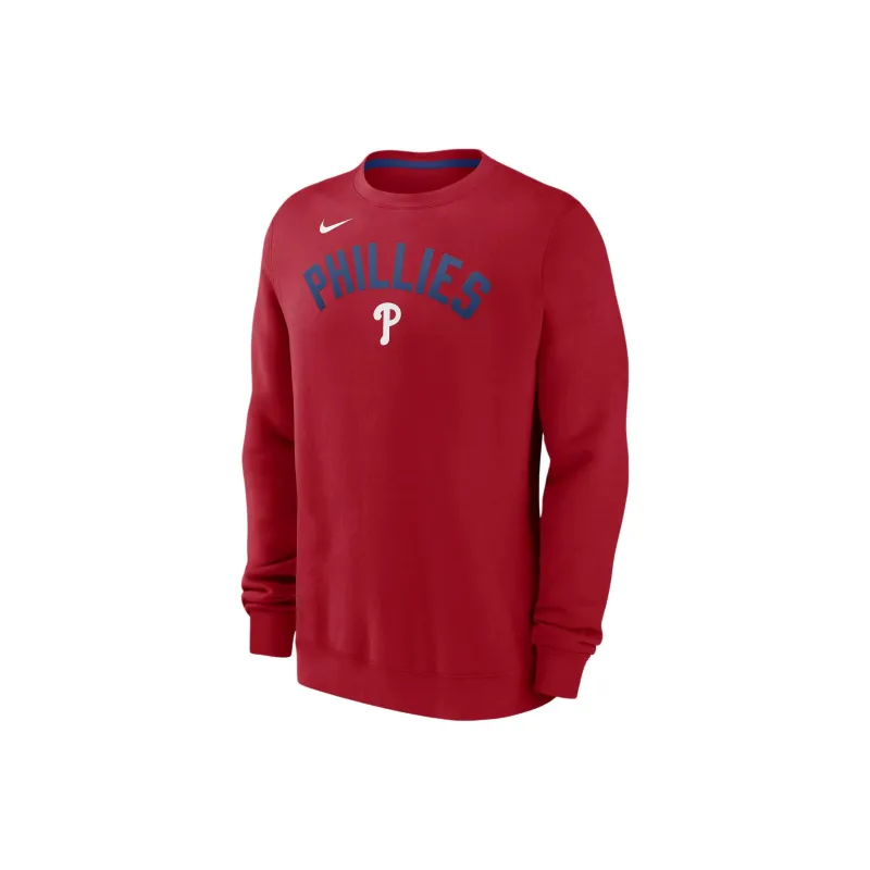 Nike MLB Collaboration Sweatshirt Philadelphia Phillies Phillips Men's Red-0