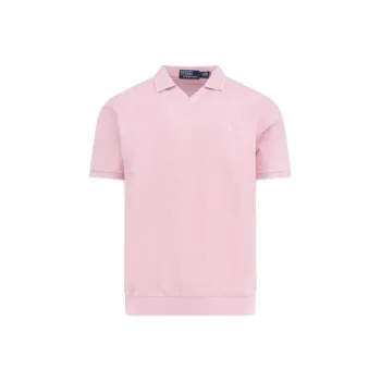 Polo Ralph Lauren Short Sleeve Jaquard Pique Fashioned Jonny Collar Polo