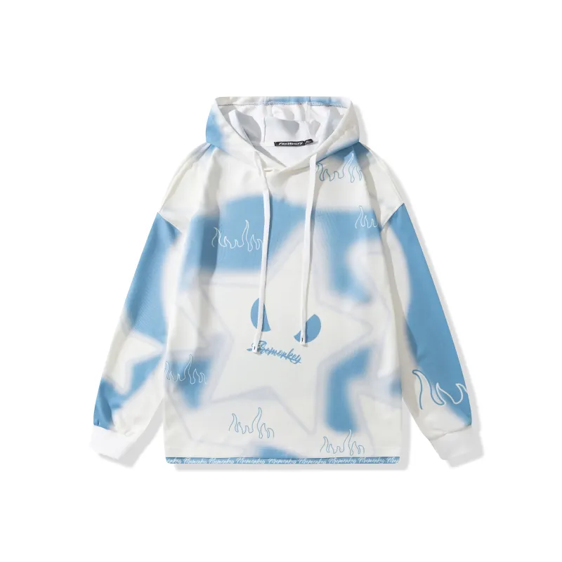 FireMonkey Sweatshirts Unisex Blue-0