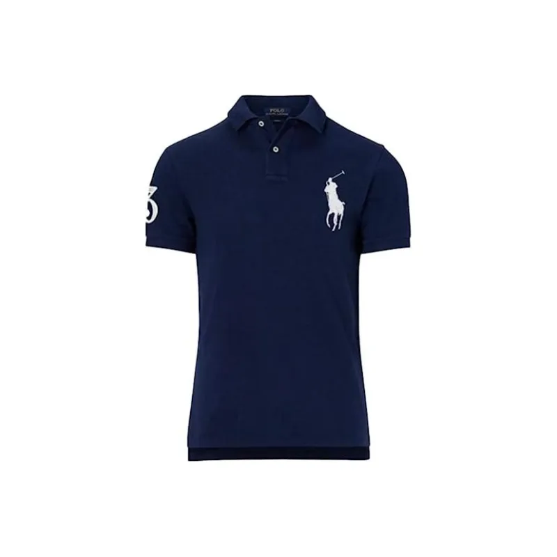 Polo Ralph Lauren Men's Graphic Embroidered Short-Sleeve Polo Shirt Navy-0