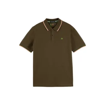 Scotch&Soda Polo Shirt Men's Army Green