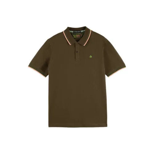Scotch&Soda Polo Shirt Men's Army Green