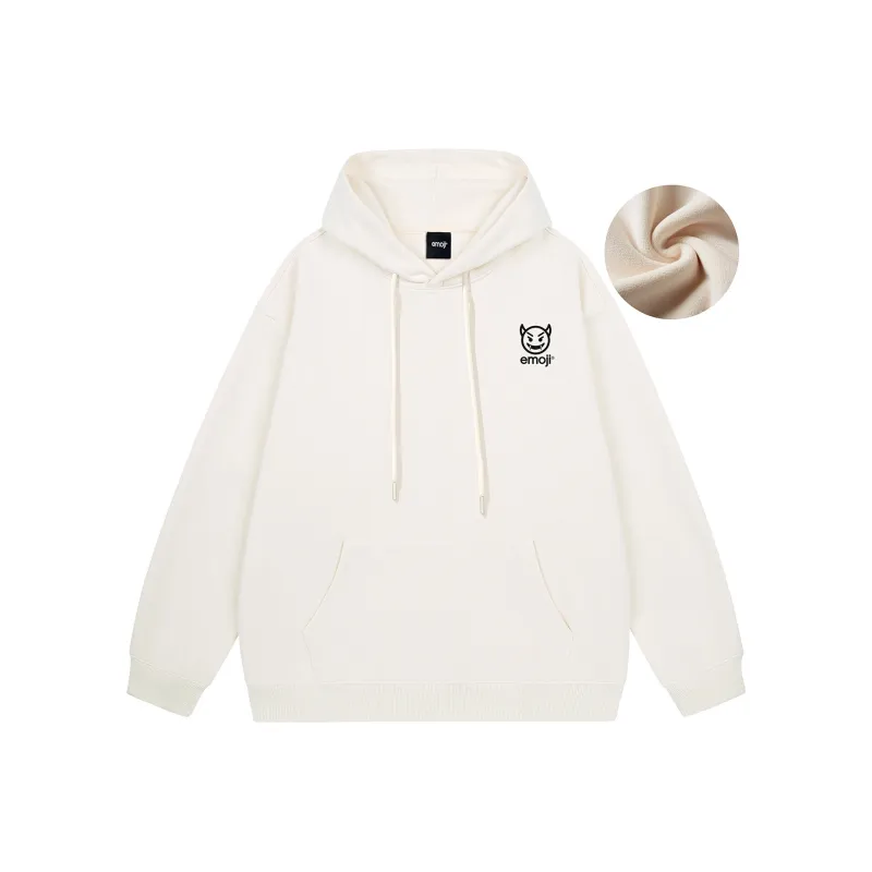 Emoji Hooded Pullover Sweatshirt Unisex-6