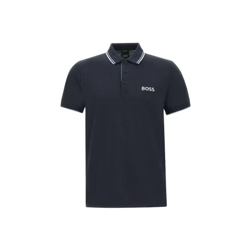 HUGO BOSS Polo Shirt Men's Dark Blue
