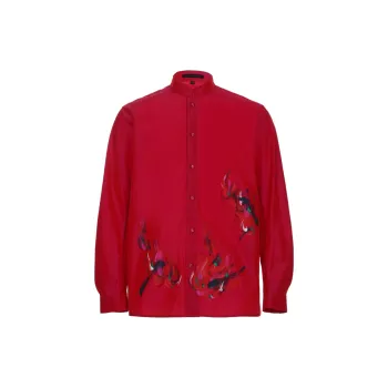 SHIATZY CHEN Libre Collection Standing Collar Shirt