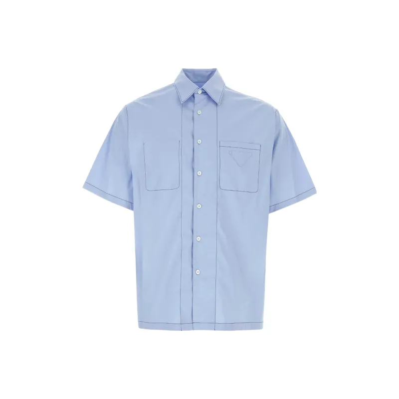 PRADA Short Sleeved Button Up Shirt-0