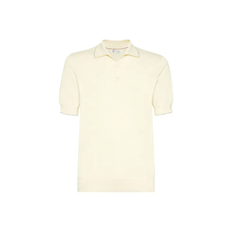 Brunello Cucinelli Knitted Polo Shirt-0