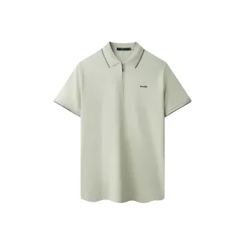 HLA Polo Shirts Men Light Green 57