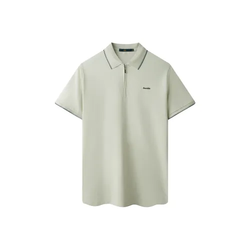 HLA Polo Shirts Men Light Green 57