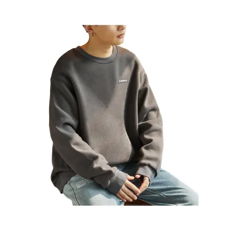 Tonlion Sweatshirts Men Dark Tile Gray