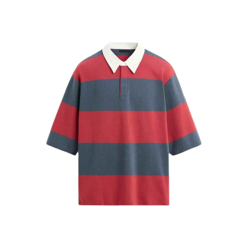 ZARA Polo Shirt Men's Light Pink-0