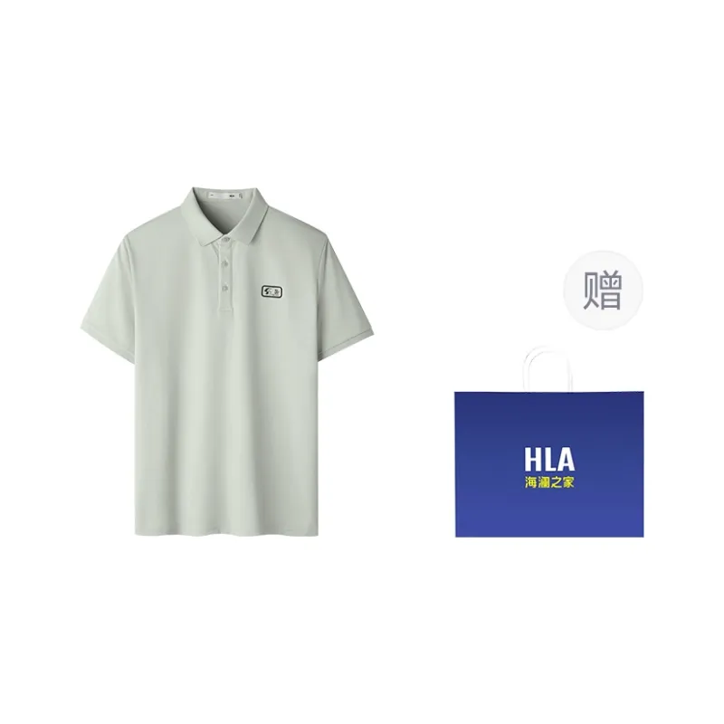 HLA x SANTI,LIANMINGKUAN Polo Shirt Men's-16