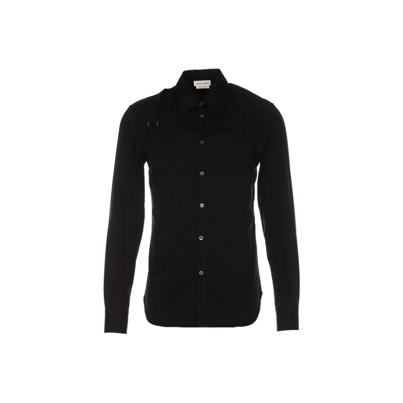 Alexander McQueen Collared Button Up Shirt-0