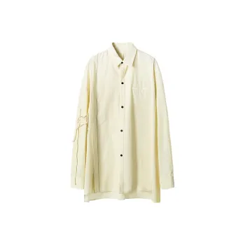 HUANXIANGZHE Shirts Unisex Bright Yellow