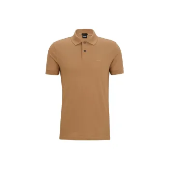 HUGO BOSS SS23 Polo Shirt Men's Light Brown