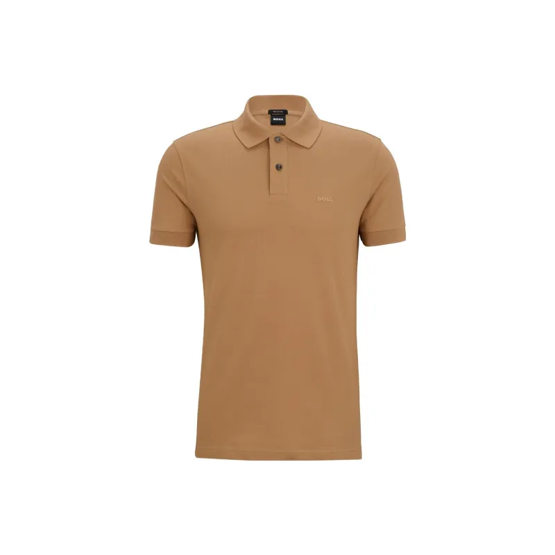 HUGO BOSS SS23 Polo Shirt Men's Light Brown-0