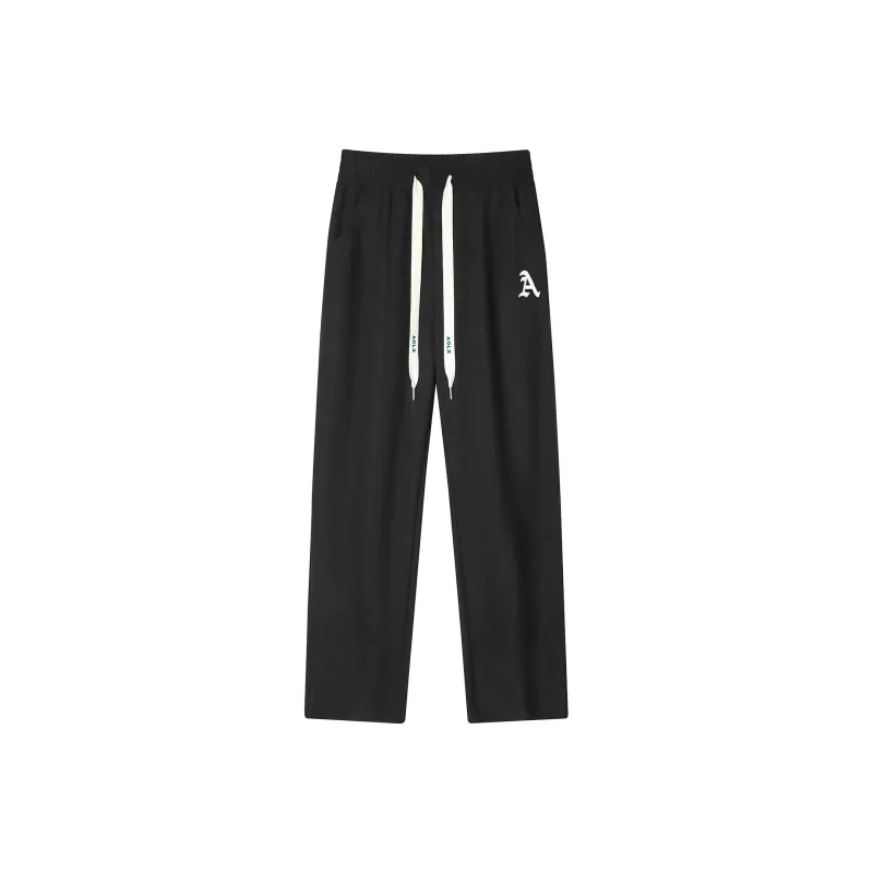 Aol Knitted Sports Pants Unisex-15