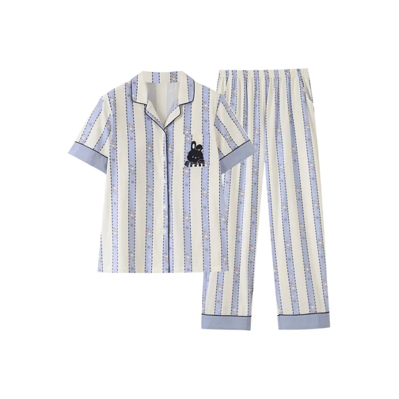 FENTENGCARE Pajama Set Women's Steel Blue-0