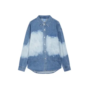 FUN X Garfield Shirt Unisex Denim Blue