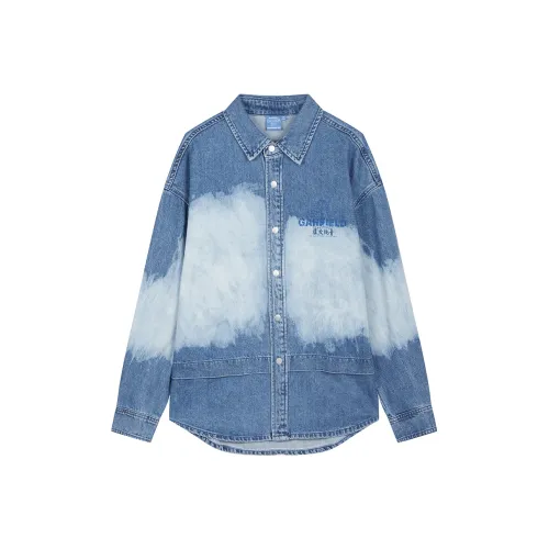 FUN X Garfield Shirt Unisex Denim Blue
