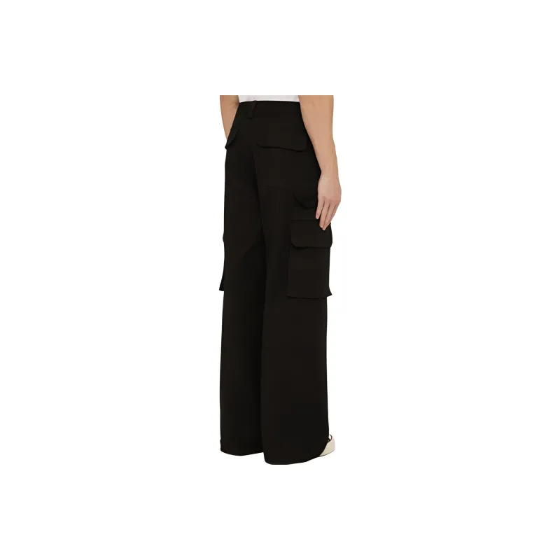 Valentino Wide Leg Cargo Pants-1
