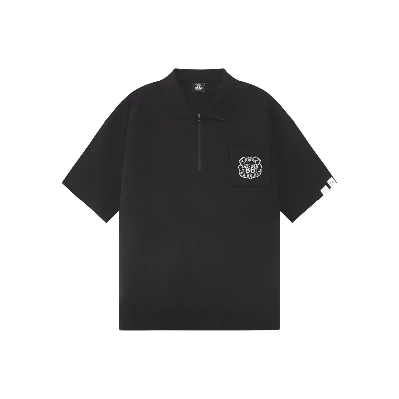 66ROUTE 66 Men's Polo Shirt Unisex-0