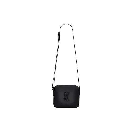 SAINT LAURENT Niki Leather Camera Bag Shoulder Bag Crossbody Bag Men's Black