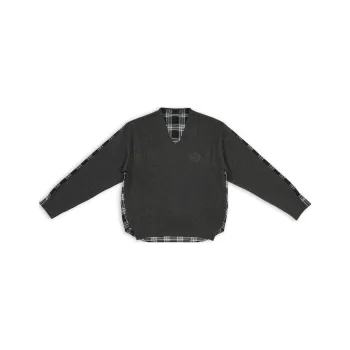Balenciaga Hybrid V Neck Shirt
