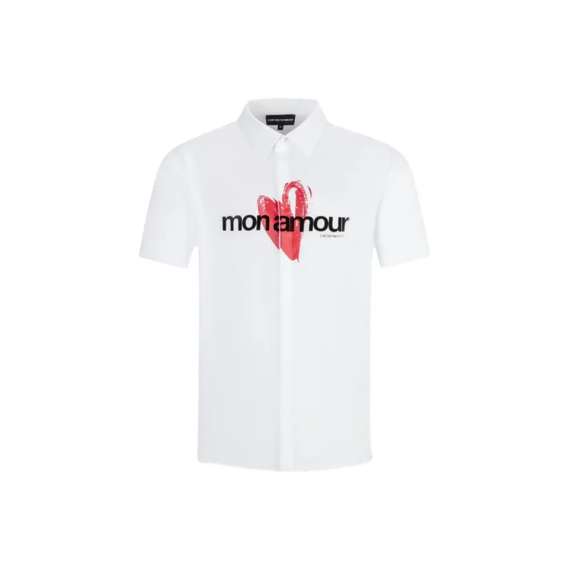 EMPORIO ARMANI SS24 Shirt Men's White-0