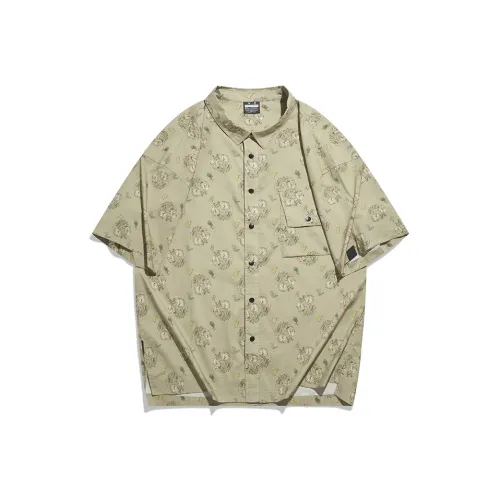 XTEP Shirts Men Golden Sand