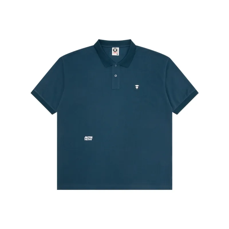 Aape By *A Bathing APE® Cotton Polo Shirt-2