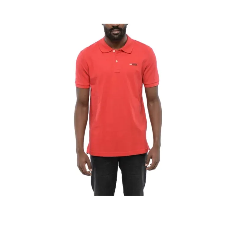 DIESEL Polo Shirts Men Red-0