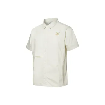 PUMA FLORID Shirts Men Ecru