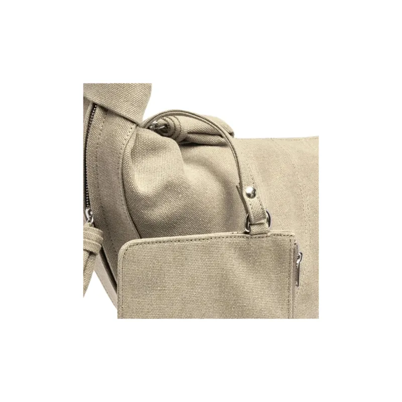 Lemaire Fabric Croissant Bag Shoulder Bag Large Size Women's Beige-3