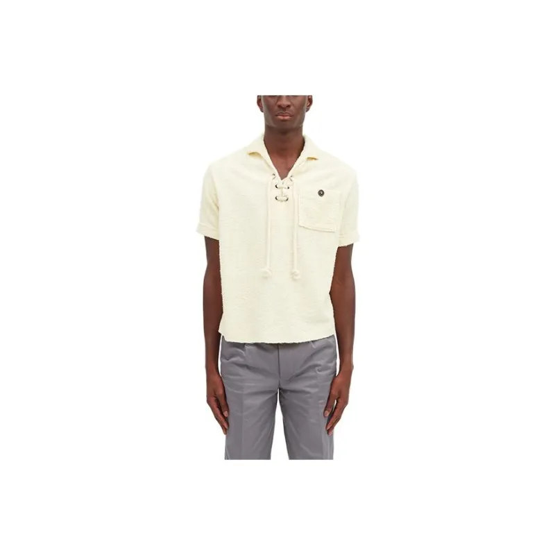 Maison Margiela Polo Shirt Unisex Ivory White-0
